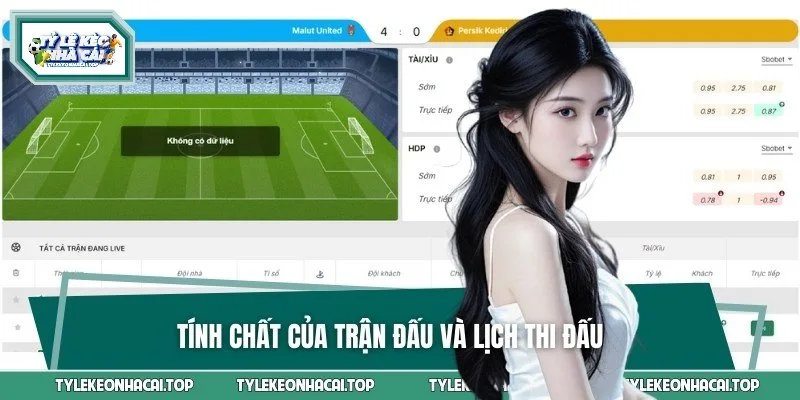 Tính chất trận đấu quyết định chiến thuật và tỷ lệ đặt cược